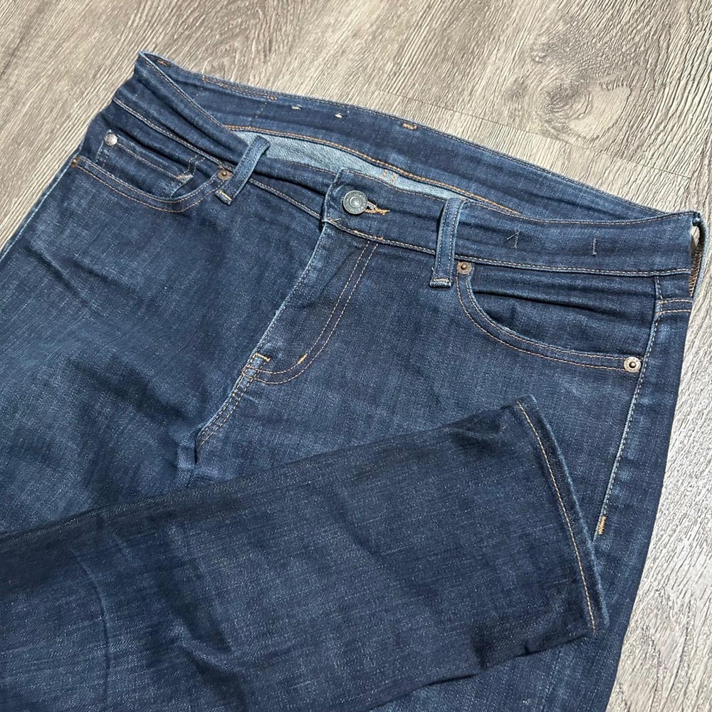 Denim and Supply Ralph Lauren Skinny Jeans 34X29 Dark‎ Blue Indigo Stretch Denim